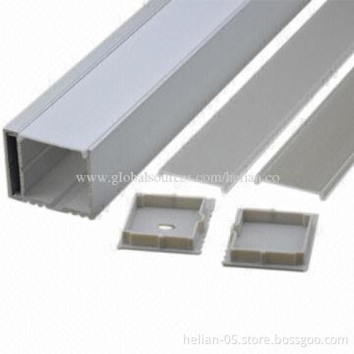 New Hot/High Power Recessed Square Aluminum LED Profile